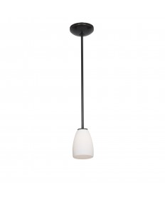 Access Lighting 28069-1R-ORB/OPL Janine Inari Cone Glass Pendant