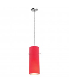 Access Lighting 28330-BS/RED Shava Inari Silk 1 Light Pendant