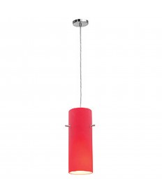 Access Lighting 28330-BS/RED Shava Inari Silk 1 Light Pendant