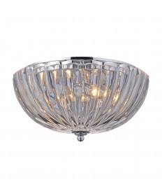 ELK Lighting 31241/2 Crystal Flushmounts 2 Light Flushmount in Polished Chrome