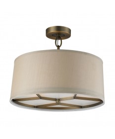 ELK Lighting 31262/3 Baxter 3 Light Pendant in Brushed Antique Brass