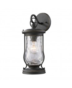 ELK Lighting 43016/1 Farmstead 1 Light Outdoor Sconce in Matte Black