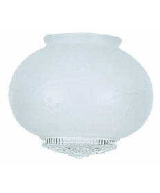 Satco 50/108 Satco Etched Hall Glass Clear Bottom Diameter 5-9/16" Fitter 3-1/4" inches