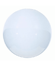 Satco 50/152 Satco 50-152 Blown Glossy Opal Neckless Ball/Globe