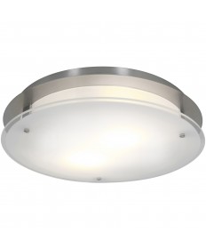 Access Lighting 50038LEDD-BS/FST VisionRound (l) Dimmable LED Flush