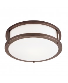 Access Lighting 50080LEDD-BRZ/OPL Conga Dimmable LED Flush Mount