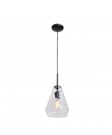 Access Lighting 50937-BL/CLR Simplicite Wavy Glass Pendant