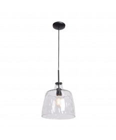 Access Lighting 50938-BL/CLR Simplicite Wavy Glass Pendant