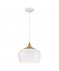 Access Lighting 52057LEDDLP-WH/WGN Blend 1 Light Cord Pendant