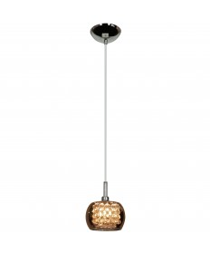 Access Lighting 52116-CH/MIR Glam 1-Light Mirror Glass Pendant