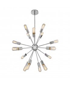 Access Lighting 55542-CH Flux Vintage Lamped Pendant