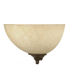 Nuvo Lighting 60/044 Tapas 1 Light 12 inch Sconce with Tuscan Suede Glass