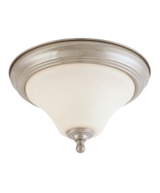 Nuvo Lighting 60/1826 Dupont 2 light 15 inch Flush Mount with Satin White Glass