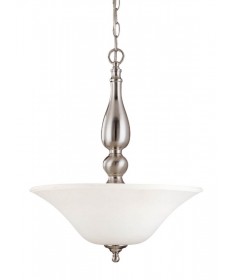 Nuvo Lighting 60/1828 Dupont 3 Light Pendant with Satin White Glass