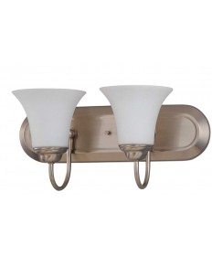 Nuvo Lighting 60/1833 Dupont 1 Light Vanity with Satin White Glass