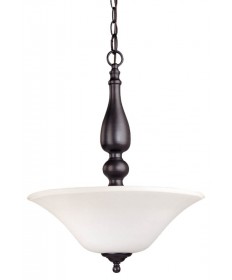 Nuvo Lighting 60/1848 Dupont 3 Light Pendant with Satin White Glass