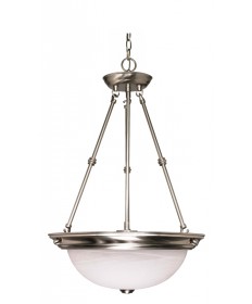 Nuvo Lighting 60/203 3 Light 15 inch Pendant Alabaster Glass