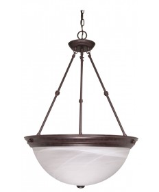 Nuvo Lighting 60/212 3 Light 20 inch Pendant Alabaster Glass