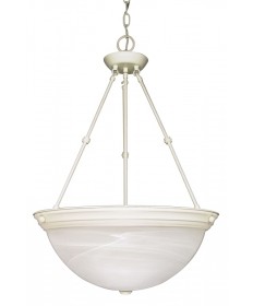 Nuvo Lighting 60/228 3 Light 20 inch Pendant Alabaster Glass