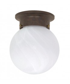 Nuvo Lighting 60/259 1 Light 6 inch Ceiling Mount Alabaster Ball