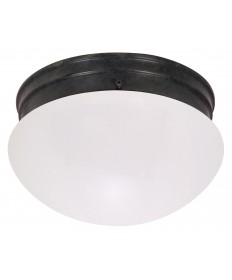 Nuvo Lighting 60/2643 10 in. Mushroom Mahogany Bronze Frosted Glass