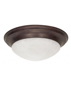 Nuvo Lighting 60/282 3 Light 17 inch Flush Mount Twist & Lock with Alabaster Glass