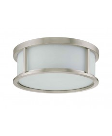 Nuvo Lighting 60/2864 Odeon 3 Light 17 inch Flush Dome w/Satin White Glass