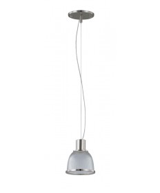 Nuvo Lighting 60/2921 Gear 1 Light 5 inch Pendant with Clear Prismatic Glass