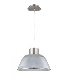 Nuvo Lighting 60/2925 Gear 1 Light 20 inch Pendant with Clear Prismatic Glass