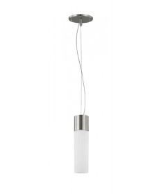 Nuvo Lighting 60/2932 Link 1 Light Tube Pendant with White Glass