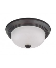 Nuvo Lighting 60/3145 2 Light 11 inch Flush Mount with Frosted White Glass