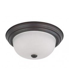 Nuvo Lighting 60/3146 2 Light 13 inch Flush Mount with Frosted White Glass