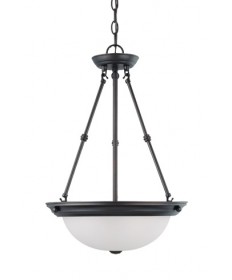 Nuvo Lighting 60/3152 3 Light 15 inch Pendant with Frosted White Glass
