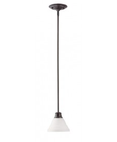 Nuvo Lighting 60/3172 Empire 1 Light 7 inch Mini Pendant with Frosted White Glass