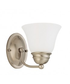 Nuvo Lighting 60/3264 Empire 1 Light 7 inch Vanity with Frosted White Glass