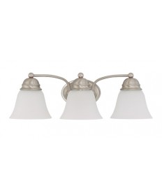 Nuvo Lighting 60/3266 Empire 3 Light 21 inch Vanity with Frosted White Glass