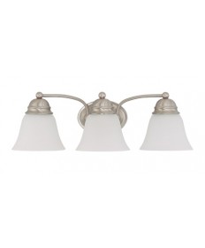 Nuvo Lighting 60/3266 Empire 3 Light 21 inch Vanity with Frosted White Glass