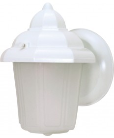 Nuvo Lighting 60/3466 1 Light 9" Wall Lantern Hood Lantern with Satin