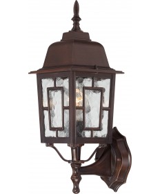 Nuvo Lighting 60/3488 Banyan 1 Light 17" Outdoor Wall with Clear Water