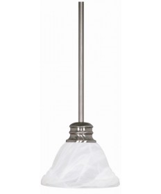 Nuvo Lighting 60/365 Empire 1 Light 7 inch Mini Pendant with Hang Straight Canopy
