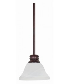 Nuvo Lighting 60/366 Empire 1 Light 7 inch Mini Pendant with Hang Straight Canopy