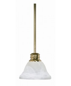 Nuvo Lighting 60/367 Empire 1 Light 7 inch Mini Pendant with Hang Straight Canopy