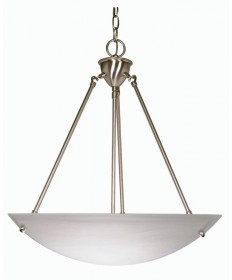 Nuvo Lighting 60/370 3 Light 23 inch Pendant Alabaster Glass Bowl