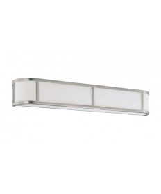 Nuvo Lighting 60/3804 Odeon ES 4 Light Wall Sconce with White Glass (4) 13w GU24 Lamps Included