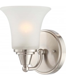 Nuvo Lighting 60/4141 Surrey 1 Light Vanity Fixture with Frosted Glass