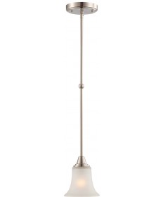 Nuvo Lighting 60/4148 Surrey 1 Light Mini Pendant with Frosted Glass