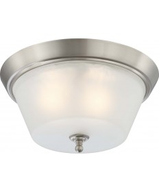 Nuvo Lighting 60/4153 Surrey 3 Light Flush Dome Fixture with Frosted Glass