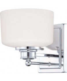 Nuvo Lighting 60/4581 Soho 1 Light Vanity Fixture with Satin White Glass