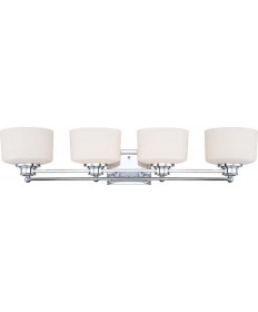 Nuvo Lighting 60/4584 Soho 4 Light Vanity Fixture with Satin White Glass