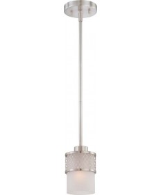 Nuvo Lighting 60/4688 Fusion 1 Light Mini Pendant with Frosted Glass